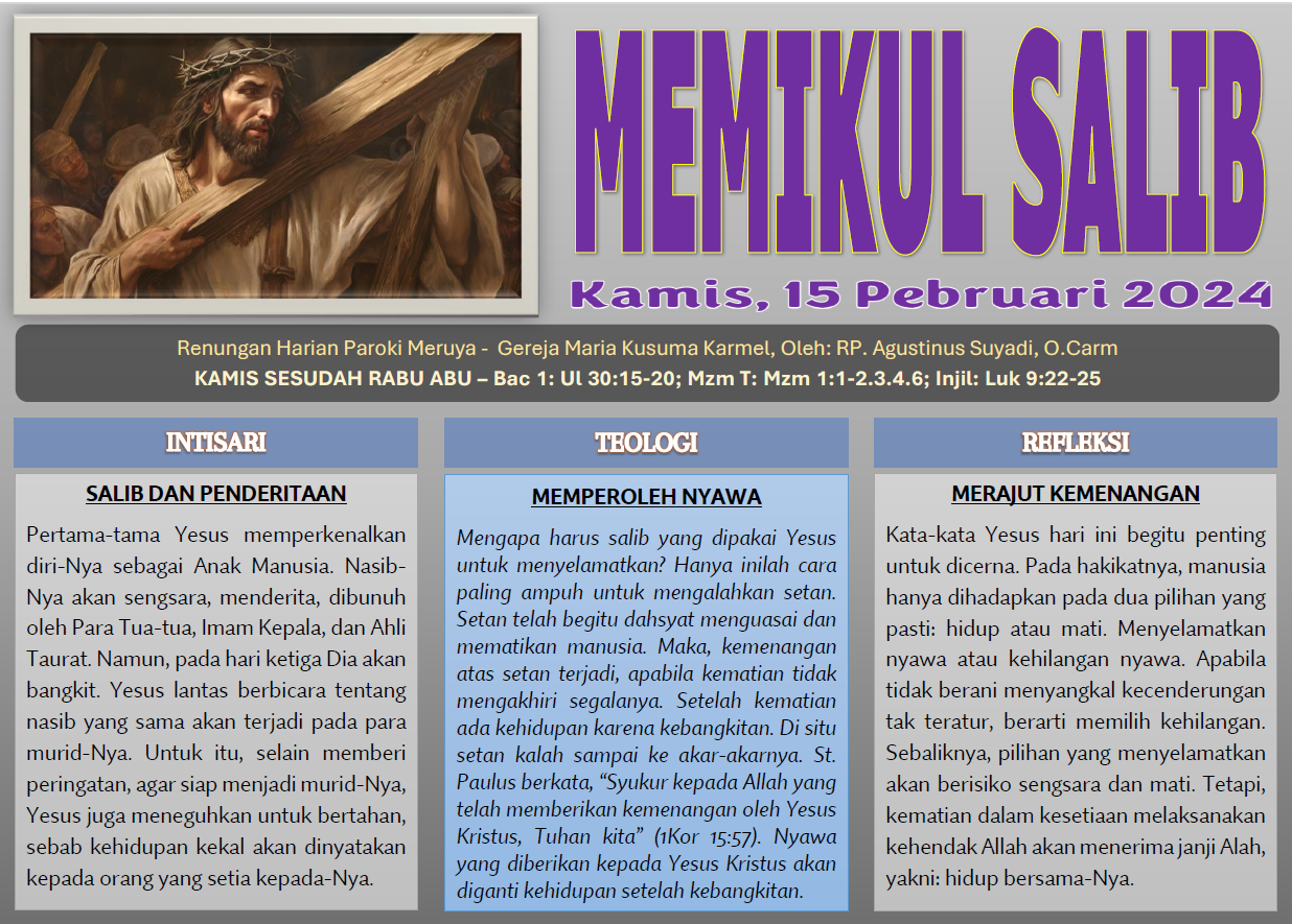 Renungan Harian | Paroki Meruya Jakarta